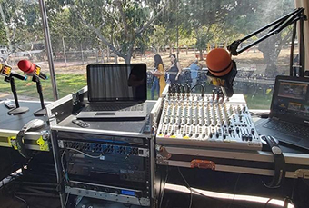 Radio TV studio